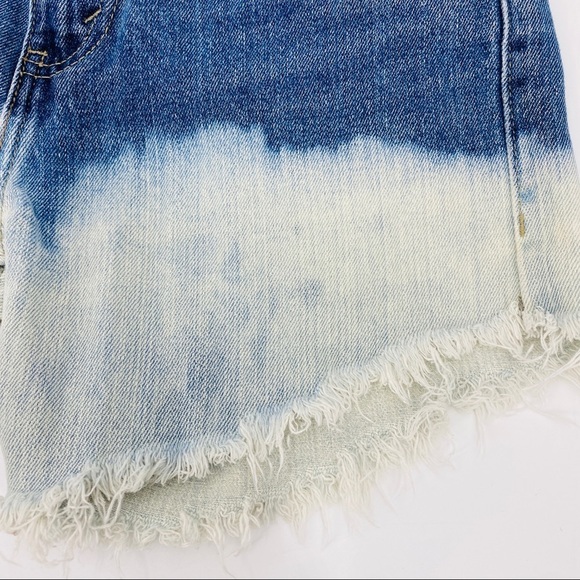 Levi Strauss 514 Acid Wash Tye Dye Jean Shorts - Picture 2 of 12